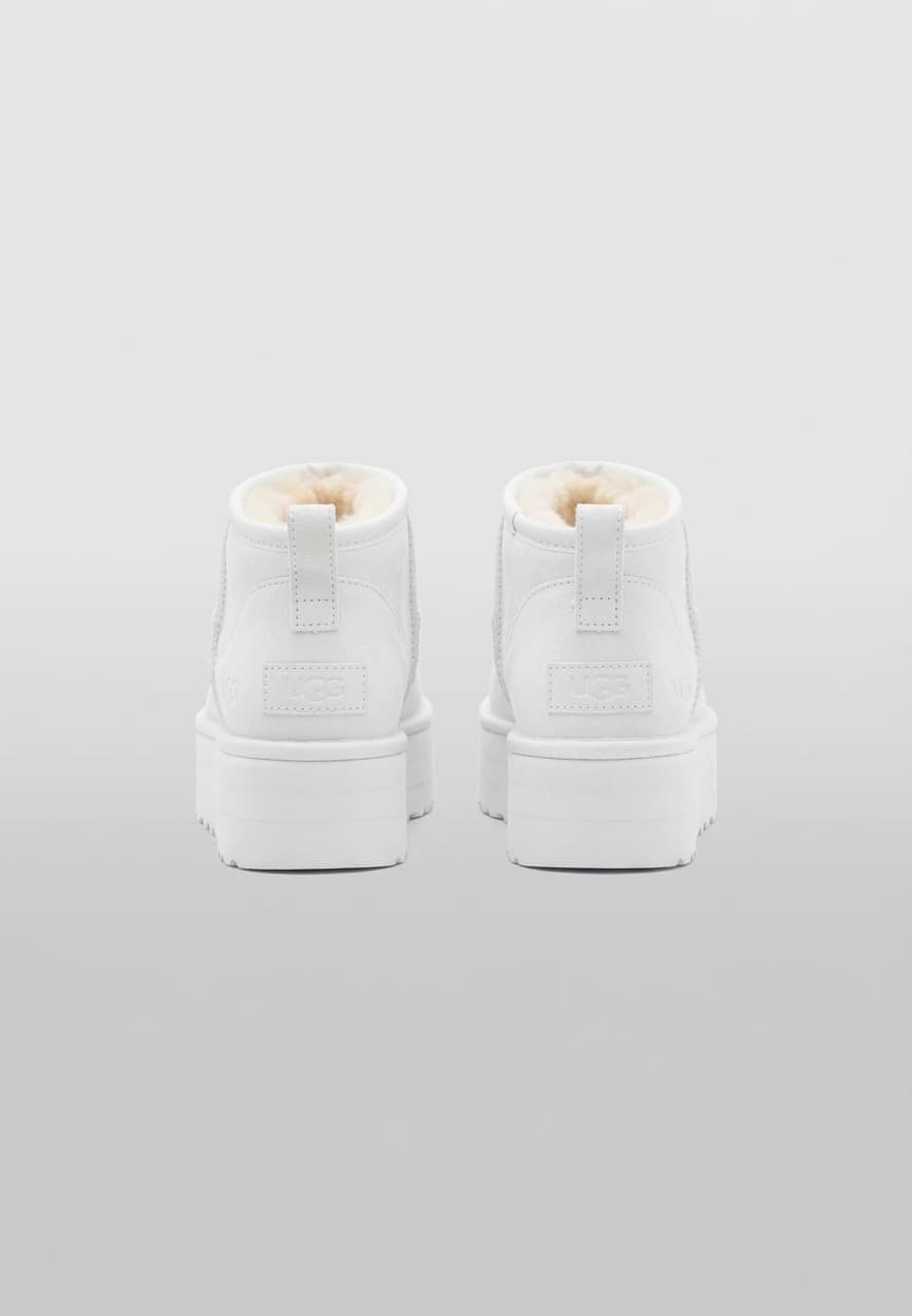 UGG Classic Ultra Mini Platform — Alb — imaginea 3