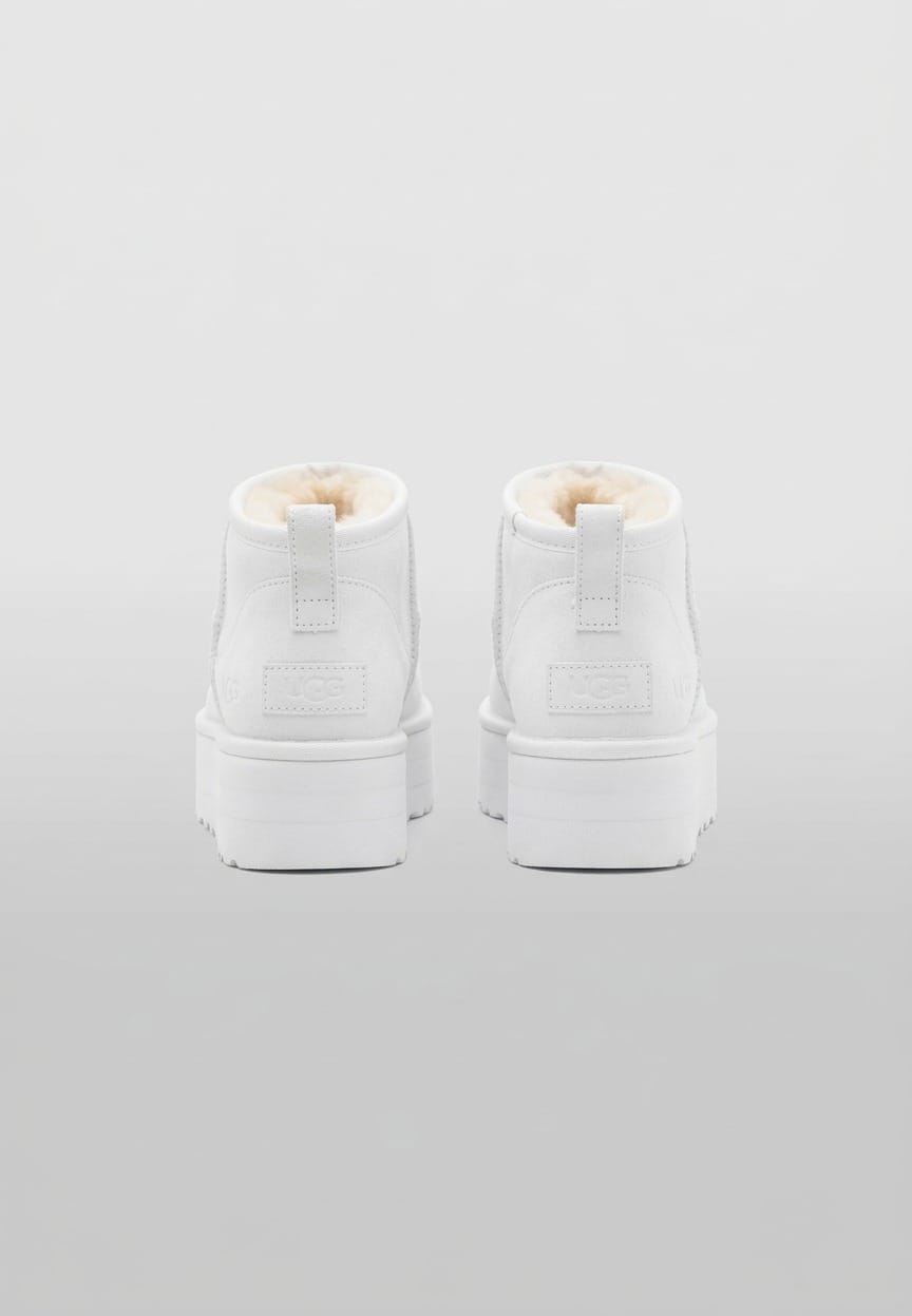UGG Classic Ultra Mini Platform — Alb — imaginea 3